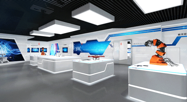 铜川产业技术研究院展览馆设计成果，政府领导亲自考察