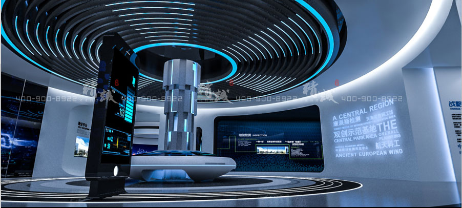 西安沣东新城香蕉视频黄色免费在线观看园展览馆设计四大板块