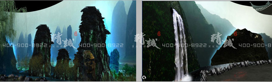 旅游行业展厅设计效果图 旅游行业展厅设计效果图