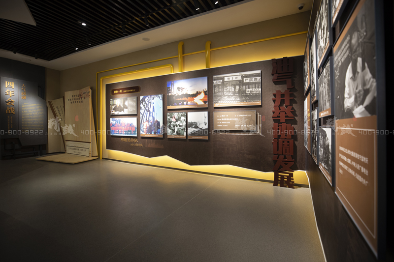 油田香蕉视频免费下载APP施工|陕参一井展览馆案例