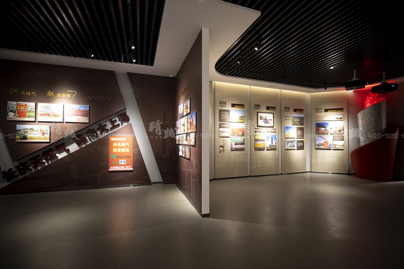 油田香蕉视频免费下载APP施工|陕参一井展览馆案例