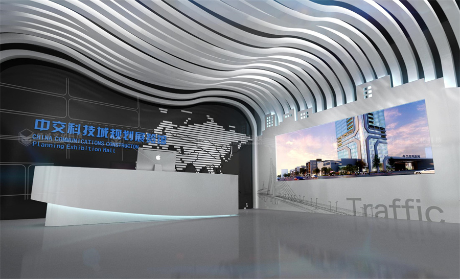 交通行业展厅设计-中交香蕉视频黄色免费在线观看城规划馆设计展示