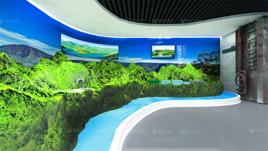 水系工程展厅设计-引汉济渭实验基地展厅 水系工程展厅设计-引汉济渭实验基地展厅
