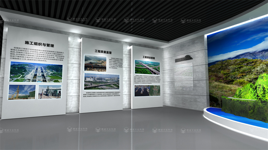 水系工程展厅设计-引汉济渭实验基地展厅 水系工程展厅设计-引汉济渭实验基地展厅