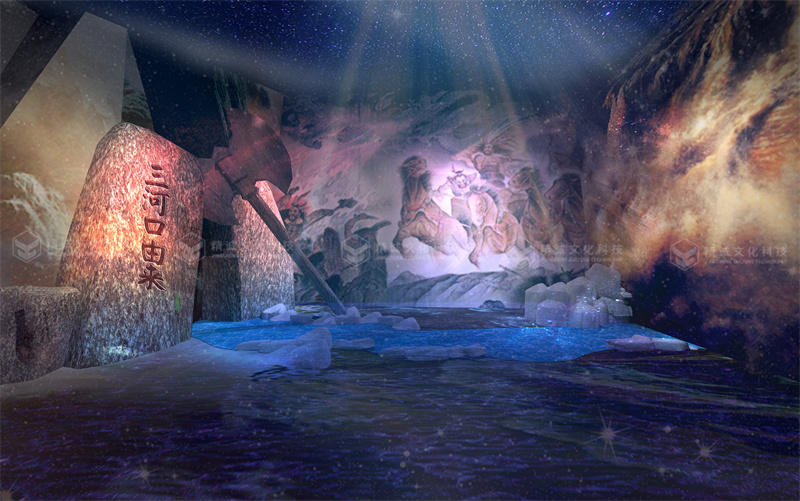 神话展厅设计-潼关古城中国神话展厅